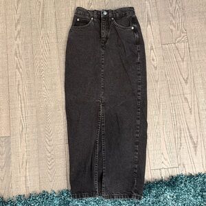 ASOS Black Denim Skirt